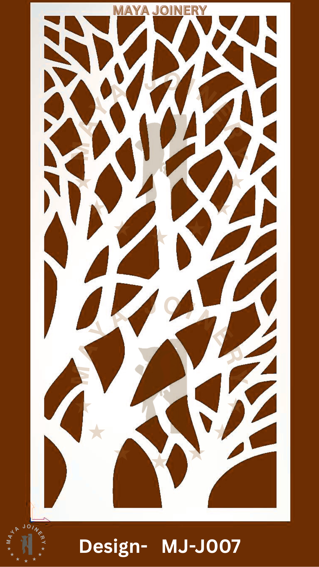 Tree of Life Jali Panel - Alternate View
