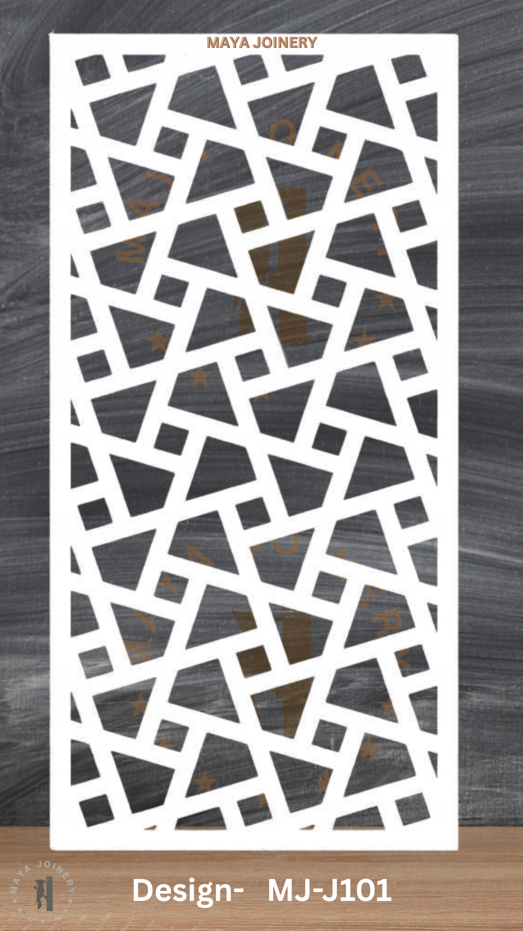 Abstract Mosaic Jali Panel